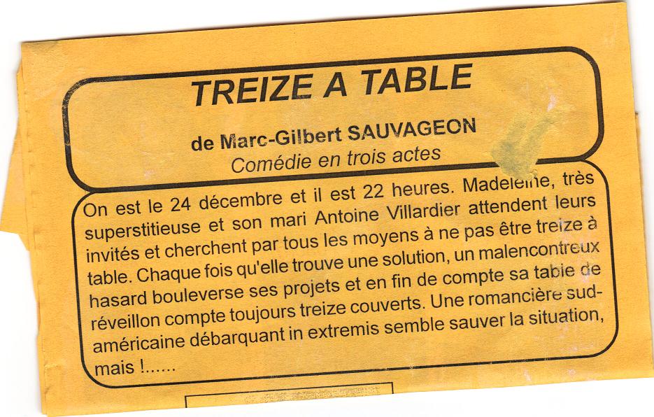 Un petit r&eacute;sum&eacute; se la pi&eacute;ce ! !